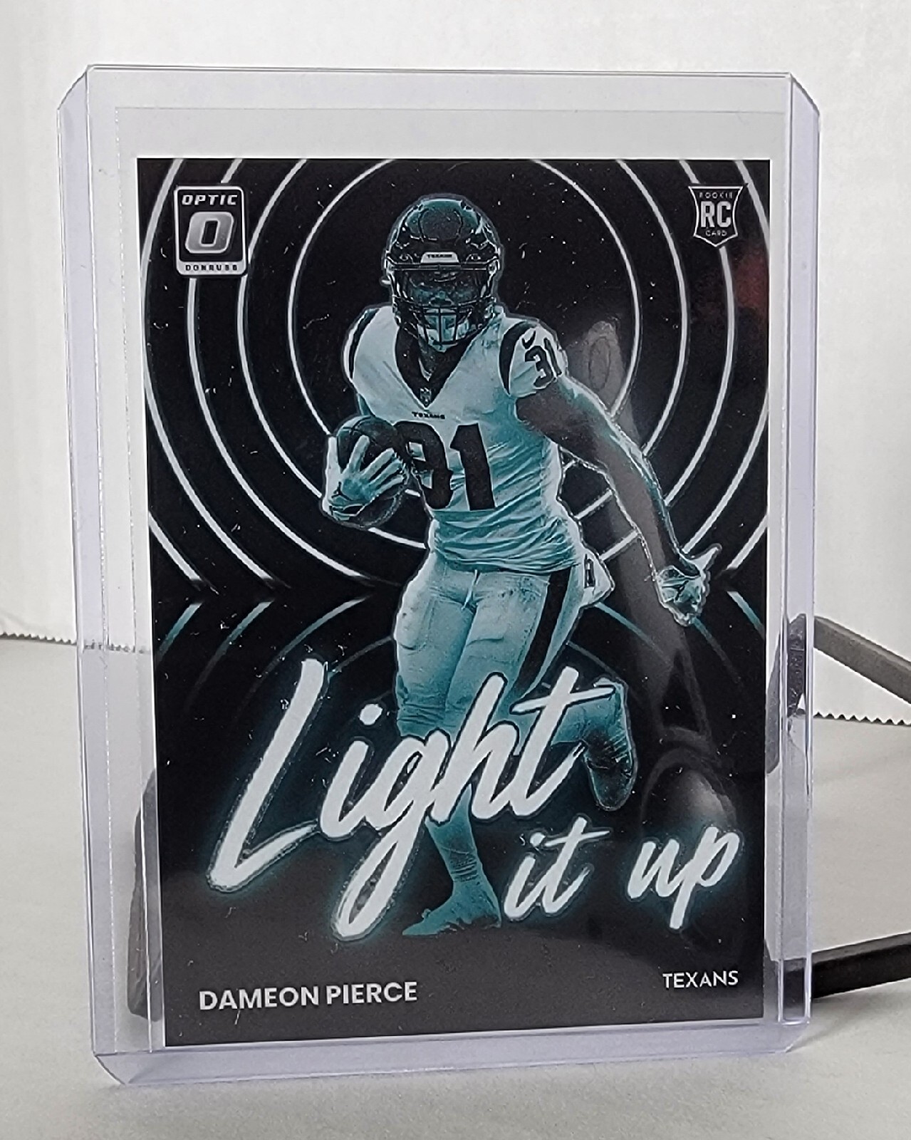 2022 Optic Light It Up Rookie Card Texans Dameon Pierce #LU-18