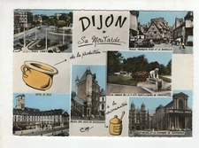 Large Vintage Post Card - Sa Moutarde - Dijon - France