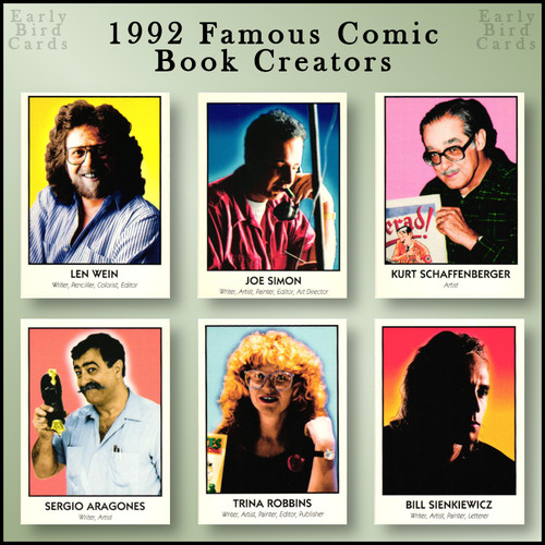 1992 Famous Comic Book Creators (1-110) / Pick Your Cards / Buy2+ Save10%
