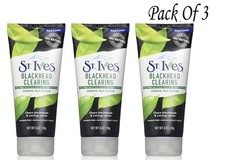 St. Ives Blackhead Clearing Face Scrub Green Tea 6 oz Exp 06/2024 Pack of 3 