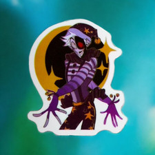 FNAF Five Nights at Freddys Moon Anime Style Glossy Sticker