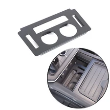For Land Rover Defender 2020-24 Center Console Bottom Cup Storage Panel Aluminum