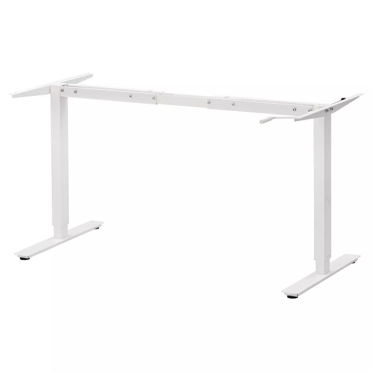 IKEA SKARSTA TROTTEN underframe sit stand f table top 120 160 cm white