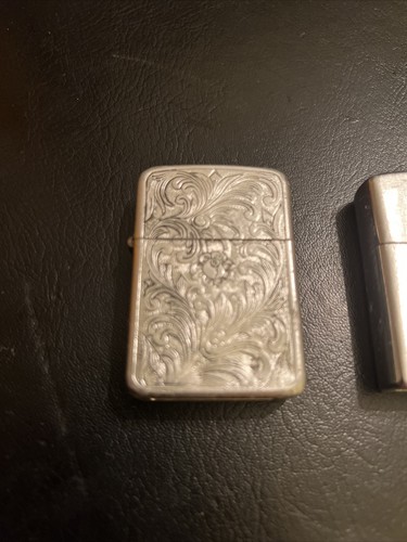 Vintage Lighters Storm King Scroll Work For Parts And Working Reliance Lighter - Picture 2 of 5