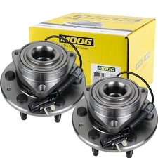 MOOG Front Wheel Bearings and Hubs for 14-19 Chevy Silverado 1500 GMC Sierra 4WD