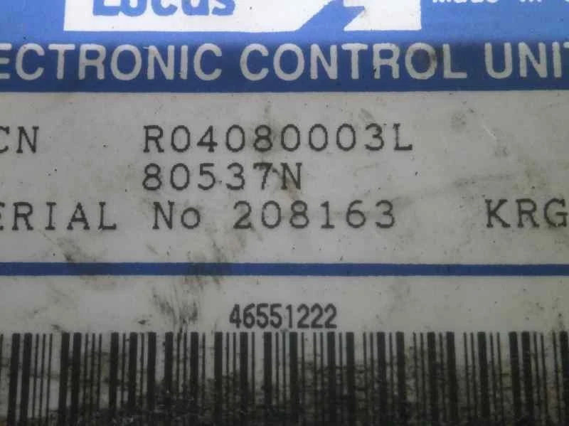 46551222 CENTRALINA MOTORE / LUCAS / R04080003L / 891153 PER FIAT MAREA WEEKEND - Immagine 3 di 4