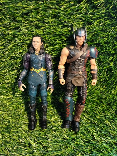 2 Marvel Legends Thor Ragnarok Gladiatore Hulk BAF 2017 e Loki 