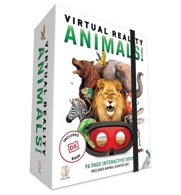 Virtual Reality Animals! Gift Box - Illustrated Interactive VR Book and STEM NEW
