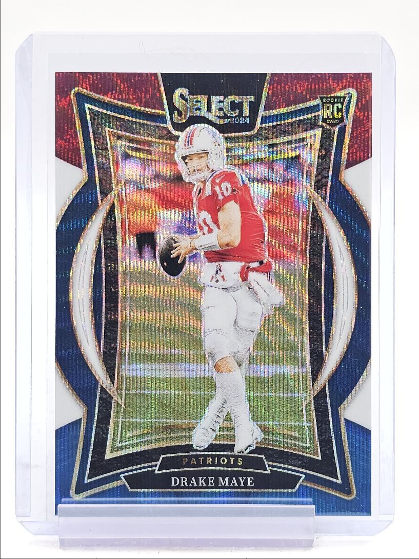 DRAKE MAYE 2024 SELECT CONCOURSE ROOKIE TRI COLOR PATRIOTS A RC /299 Q4920