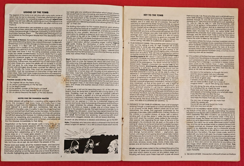 Lot of 2 AD&D Adventure Modules - Tomb of Horrors & White Plume Mountain - Picture 9 of 19