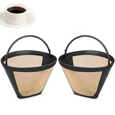 2 Pack Reusable Coffee Filter Basket No.4 Con...