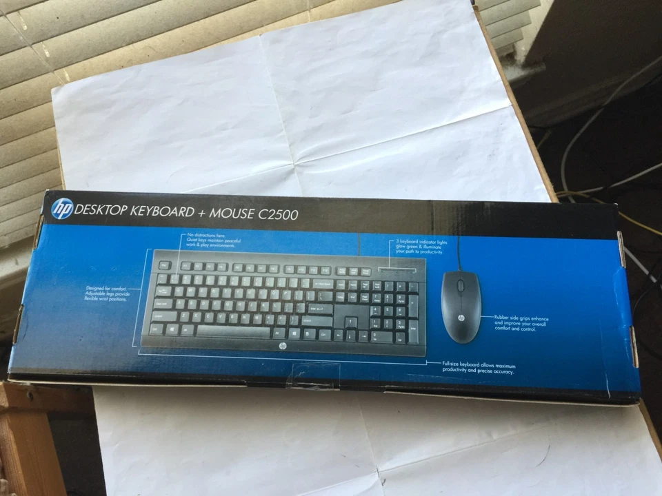 HP C2500 USB Keyboard & Mouse Combo - Image 4 of 4