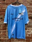New with tags Manchester City Drycell Puma Blue Shirt - Large