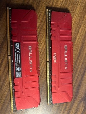 メモリ CRUCIAL BALLISTIX（RGB） 3200MHz 8GB×2 Crucial Ballistix DDR4 3200MHz 288pin DIMM Desktop Gaming Memory