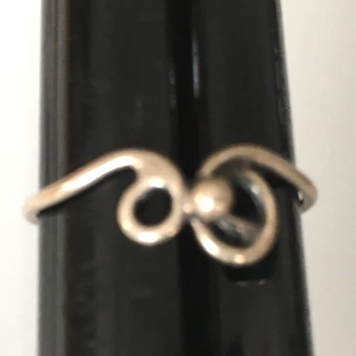 Vintage Ring tested 925 STERLING SILVER Size 5.5 Band Jewelry lot y