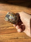 Handmade Bohemian Brown Leather Cuff bracelet almost 2 " wide — photo 7