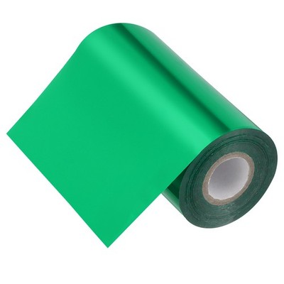 5''x400Ft Hot Stamping Foil Paper Roll,Green