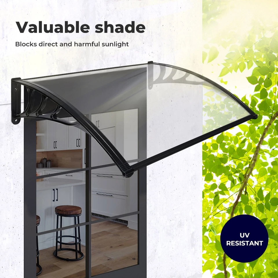 Mountview Window Door Awning Outdoor Canopy UV Patio Rain Cover DIY 1m X 1.2m - image 3 of 4