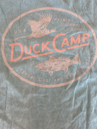 Duck Camp Green Duck Short Sleeve Shirt Men’s Small
