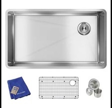Elkay ECTRU30179RTC Crosstown 31-1/2" Undermount Stainless Steel Kitchen Sink