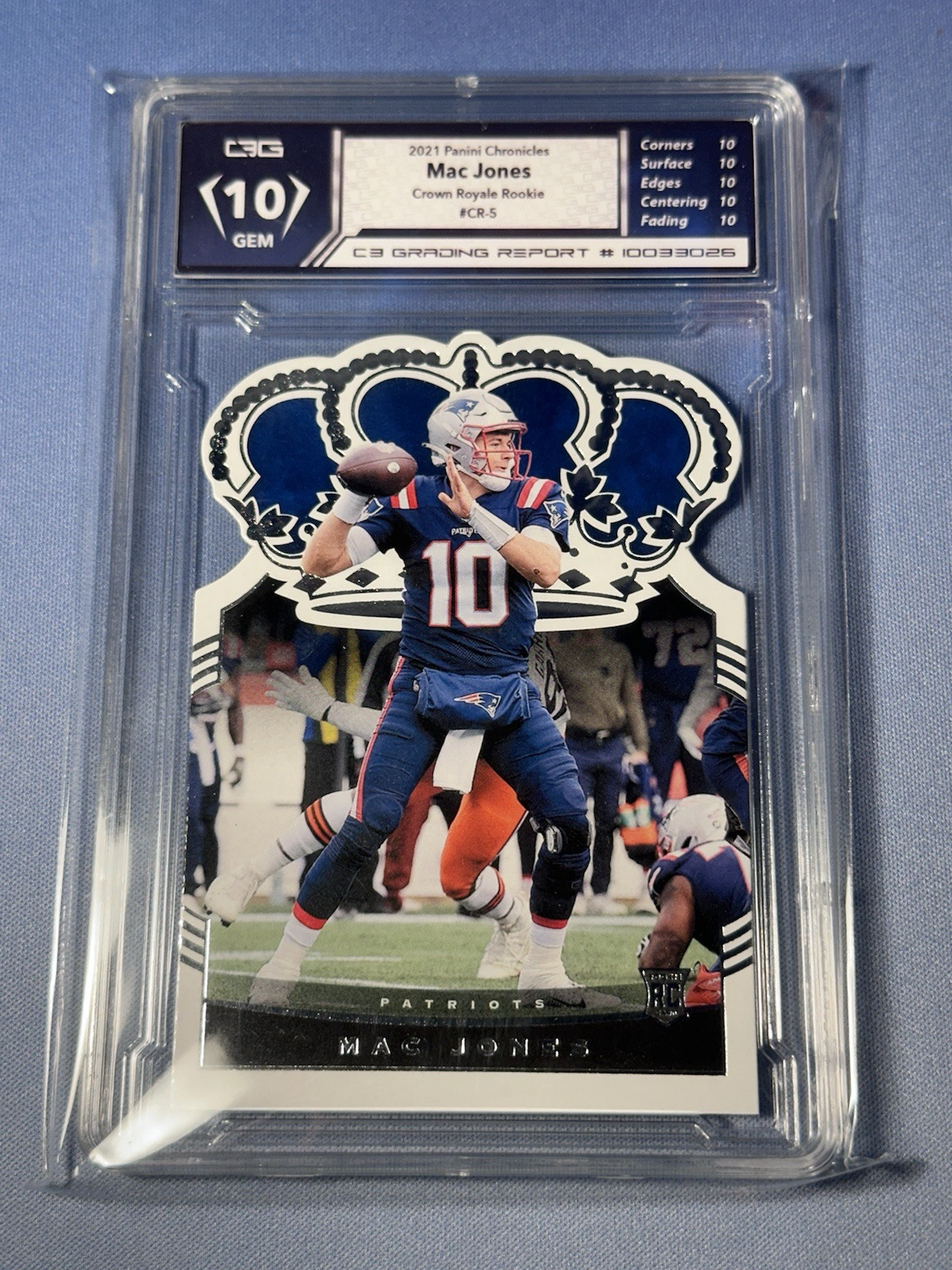 💥2021 Panini Chronicles - Crown Royale Rookie Mac Jones #CR-5 (RC) CBG10💥