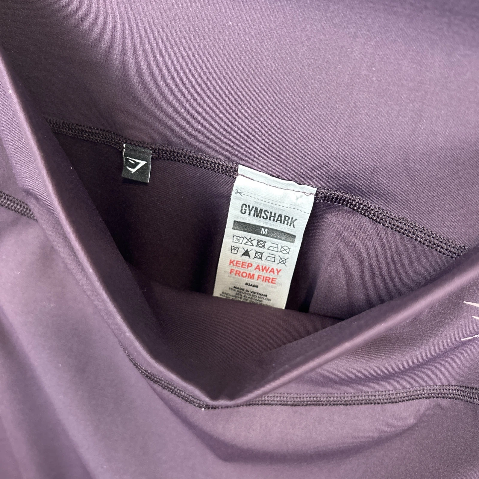 gymshark plum leggings