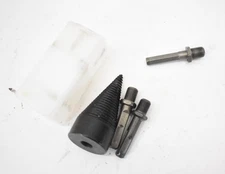 Hengzhe Firewood Log Splitter 4 Piece Drill Bit Removable Cones Kindling Wood