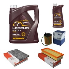 MAHLE Inspektionspaket 6 L MANNOL Legend Extra 0W-30 für Peugeot 307 SW 3H 1.6