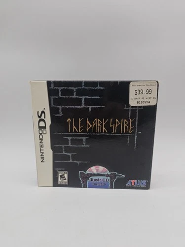 Nintendo DS The Dark Spire CIB Includes Soundtrack! Very Clean!