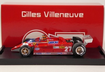 Brumm Ferrari 126 CK #27 Gilles Villeneuve Istrana F104 Duel 1981 1/43 R646-CH