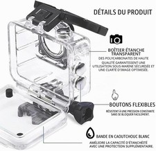 Boîtier étanche caméra action 30m AKASO EK7000 Jadfezy Apexcam gopro
