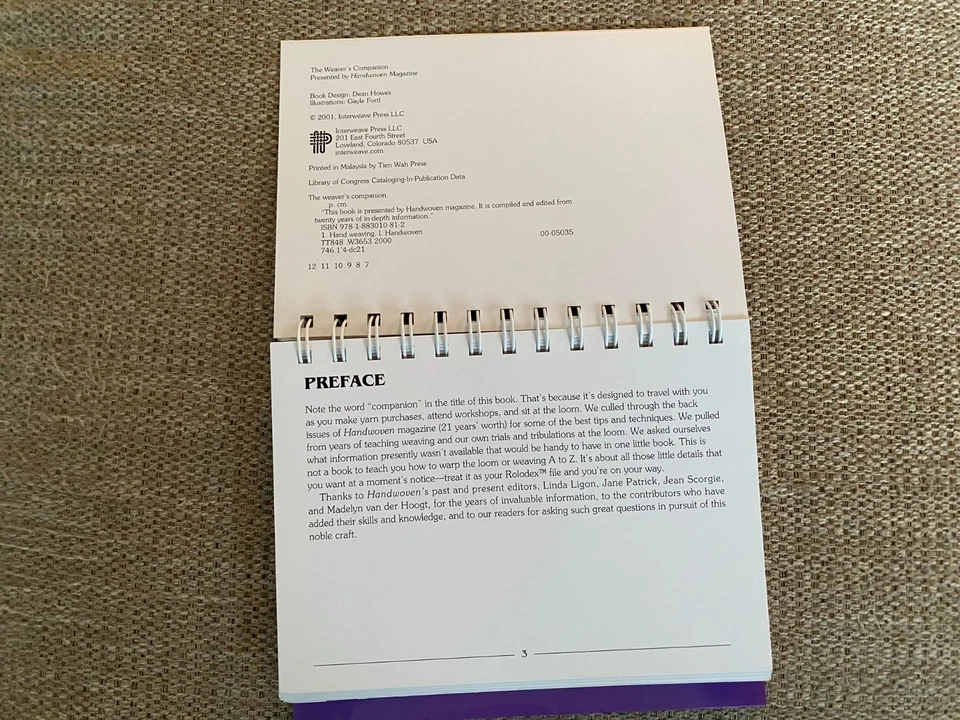 The Weavers Companion Weaving Information Book Interweave Press 2001 Brand New - Image 4 of 4