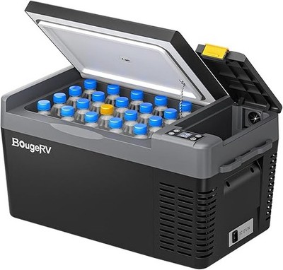 BougeRV CRPRO20 20L tragbare Kühlbox für unterwegs  DC 12/24V, AC 100-240V