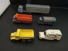 MATCHBOX LESNEY LOT OF FIVE MODELS INC EUCLID QUARRY TRUCK--Y472
