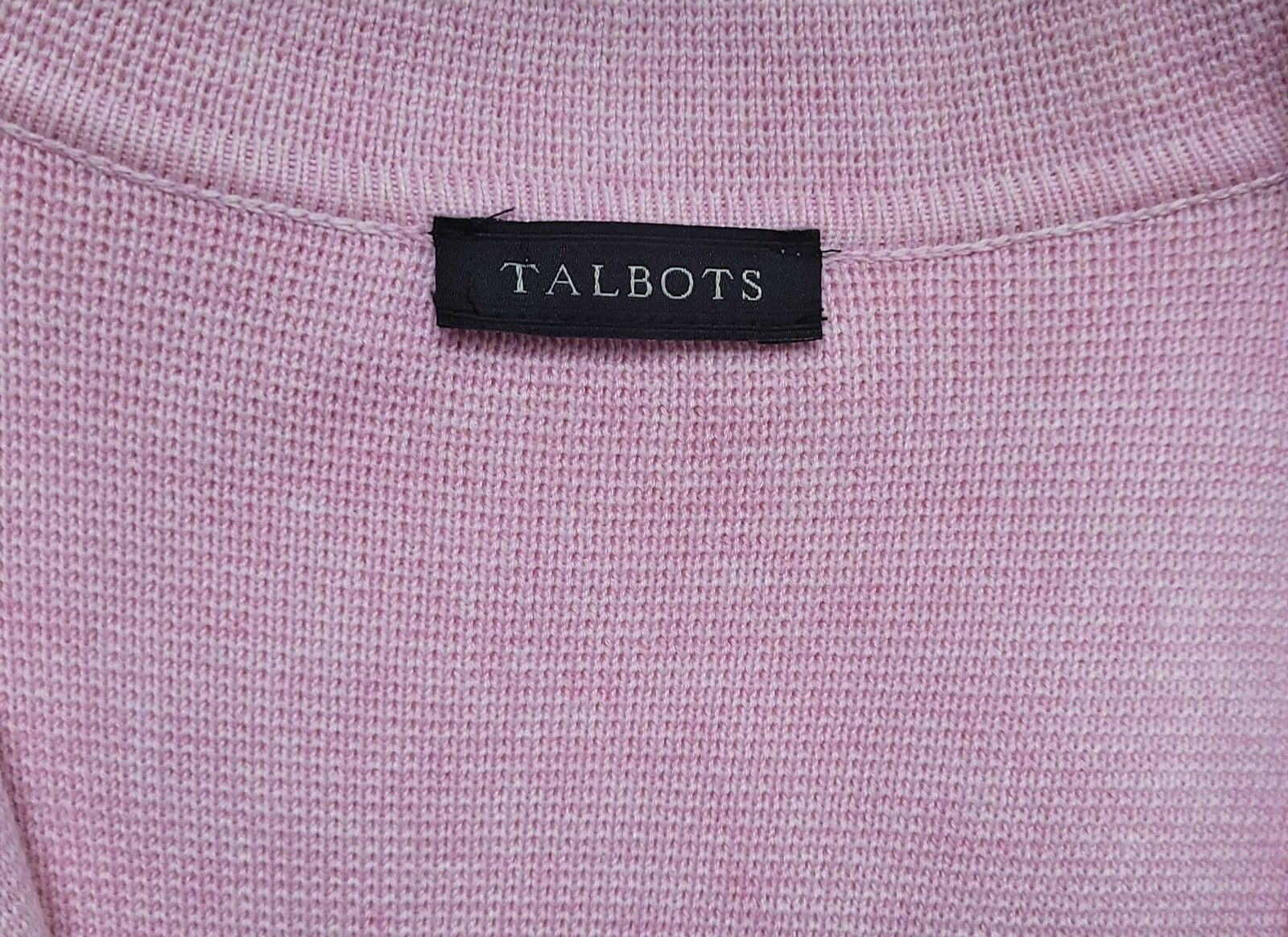 Talbots Pink Longline Patch Pocket Sweater Blazer… - image 10