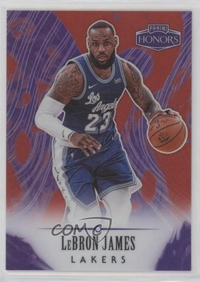 2020-21 Panini Chronicles Honors Red 104/149 LeBron James #590 0ul3