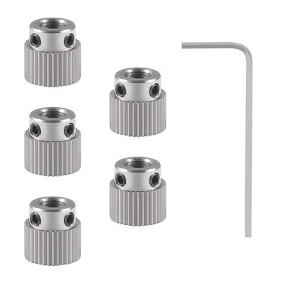 Stainless Steel Extruder Wheel Gear 36 Teeth Drive Gear 3d Printer Parts For Cre