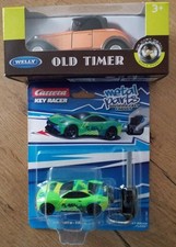 Carrera Key Racer Metal Chassis und Welly Oldtimer Ford Roadster 98875H