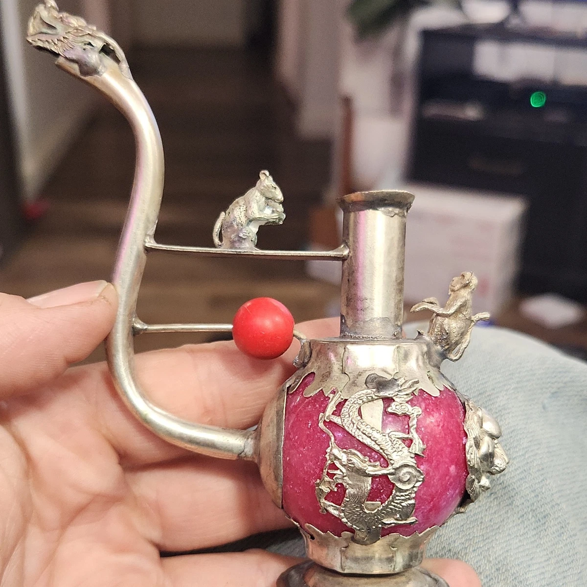 红宝石中国古董香炉| eBay