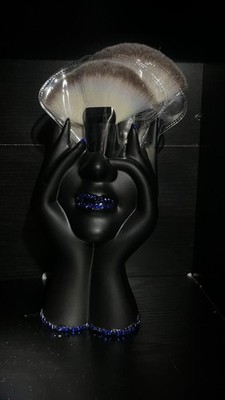 Elegant Surrealist Makeup Brush Holder (Facial brushes included)