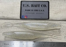 Deps Sakamata Shad Imitation 5.6” White Electric Shad Live Scope Fluke Minnow