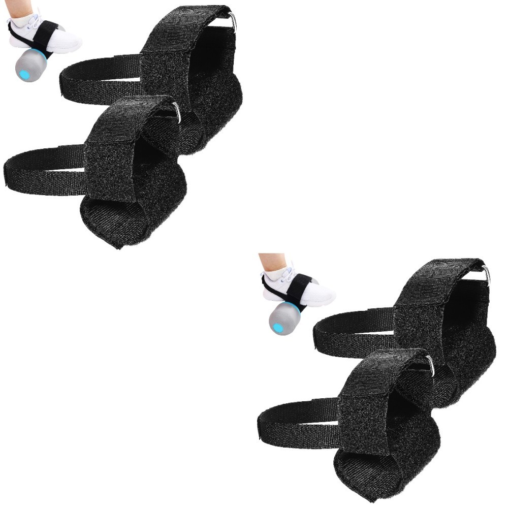 2 Pairs Accessori Palestra Cinghie Per Gambe Manubri Di Sollevamento Pesi foto 3
