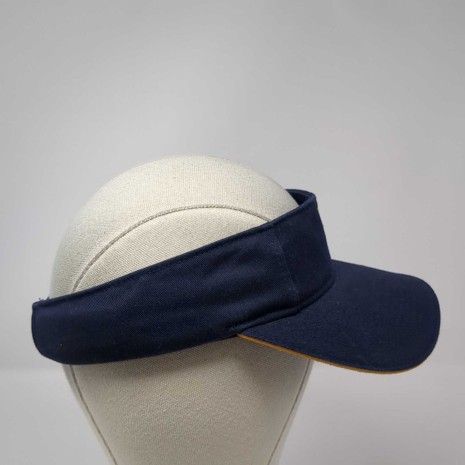 Fersten Worldwide Strapback Visor Hat Solid Blue … - image 5