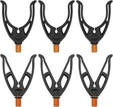 6 Pezzi Poggia Canna Da Pesca V-Back Rod Pod Impugnatura U-Head Con Filettatura