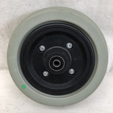 NEW Quantum Edge 3, 2 Q6 Power Chairs ONE 6"x2" Flat Free Caster Wheel Assembly