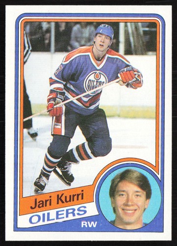 Jari Kurri #52 1984 Topps card