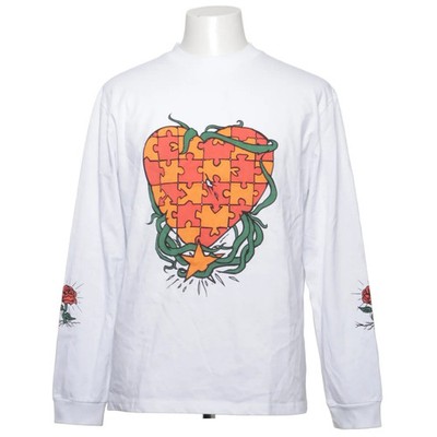 Gallery Dept, Langarmshirt, Größe: M, Weiß/Mehrfarbig, Baumwolle, Print #7mt