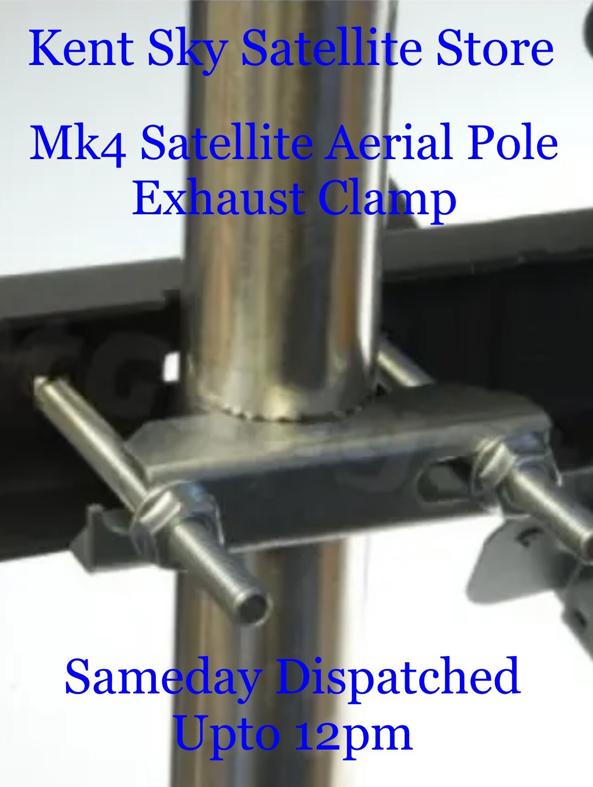 🔥Sky Satellite Dish Pole Mount Bracket Clamp Adapter Mounting for /Sky+ ...