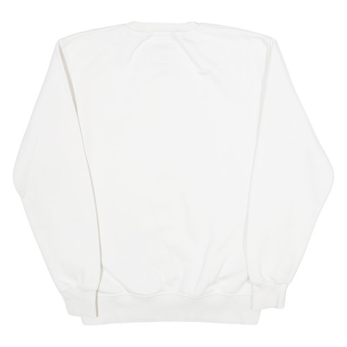 ALPHA INDUSTRIES Hombre Sudadera Blanca M - Imagen 3 de 6