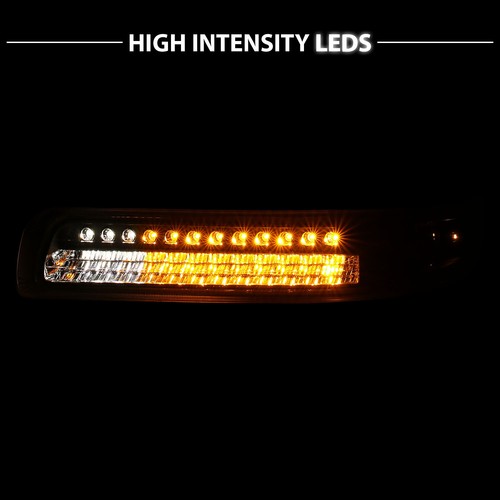 Luz de señal LED negra para parachoques Chevy Silverado/00-06 Suburban Tahoe 1999-2002 - Imagen 7 de 10